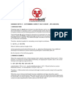 Guidance Note #1 - Determining Correct Bolt Length - (Peg Anchor)