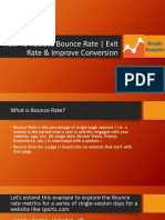 How To Reduce Bounce Rate - Exit Rate & Improve Conversion