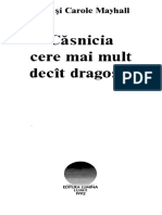 Casnicia Cere Mai Mult Decat Dragoste (Jack Si Carole Mayhall)