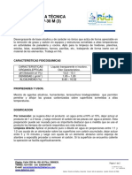 Ficha Técnica AV-30 M (3) : Caracteristicas Fisicoquimicas