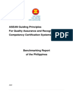 Benchmarking Report of The Philippines To ASEAN Guiding Principles