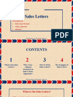 Group 4, Sales Letters