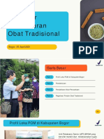 Materi Prosedur Registrasi Obat Tradisional - Loka POM Di Kabupaten Bogor