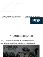 História - 2º Ano - Totalitarismo Pós 1ª Guerra