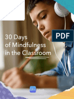 30 Days of Mindfulness in The Classroom
