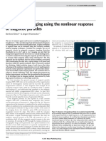 Letters: Tomographic Imaging Using The Nonlinear Response of Magnetic Particles