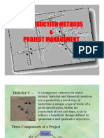 Construction Methods & Project Management