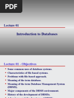 Introduction To Databases