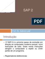 Microprocessadores Aula 13, 14, 15, 16 - SAP2
