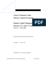 Oracle E-Business Suite Release Content Document Human Capital Management Releases 12.1 and 12.2 (Inclusive of 12.1.1 - 12.2.10)