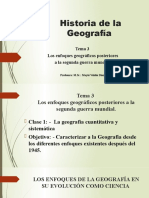 Tema 3 Los Enfoques Geográficos Posteriores A La Segunda Guerra Mundial.