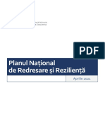 Planul Național de Redresare și Reziliență (text integral)