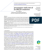 Corporate Governance and Cost of Capital in Oecd Countries: Aws Alhares