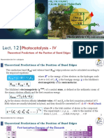 Photocatalysis - IV: Lect. 12