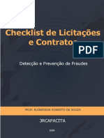 eBook Checklist - Detecção e Prevenção de Fraudes Em Licitações e Contratos