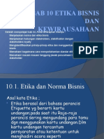 Bab 10 Etika Bisnis Dan Kewirausahaan