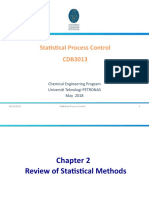 Statistical Process Control CDB3013: Chemical Engineering Program Universiti Teknologi PETRONAS May 2018
