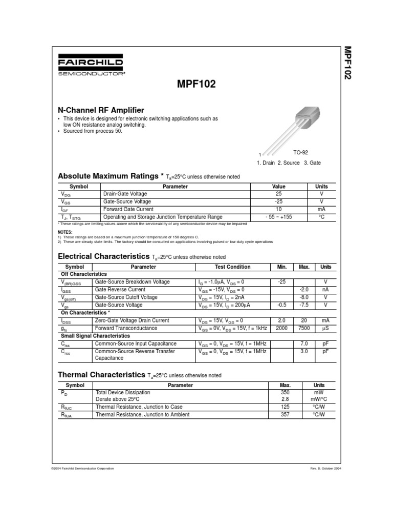 mpf102 | Electrical Engineering | Electricity