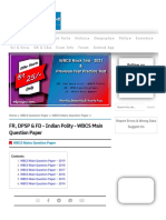 FR, DPSP & FD (Polity) - WBCS Main Paper - Wbpscupsc