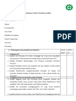 Formulir Hasil Audit Internal