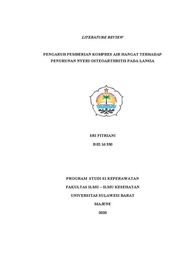 THE EFFECT OF HOT COMPRESS THERAPY ON REDUCING OSTEOARTHRITIS PAIN IN