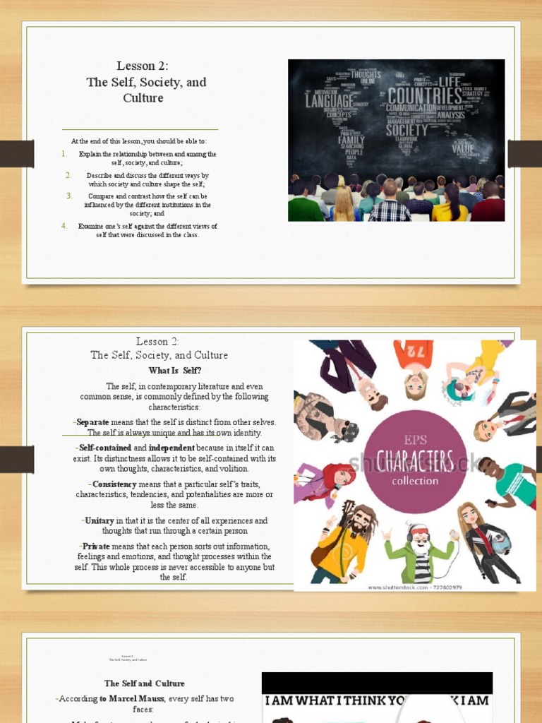 Understanding Self, Society, and Culture | PDF | Self | Identity ...