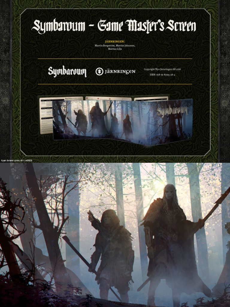 Symbaroum - Game Master's Screen: Järnringen | PDF | Flanking Maneuver ...