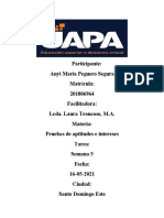 Pruebas de Aptitudes e Intereses Tarea 3