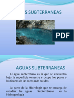 Clases de Aguas Subterraneas