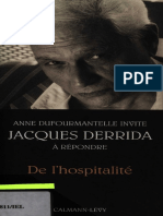 DERRIDA_De L’Hospitalité - Anne Dufourmantelle Invite Jacques Derrida à Répondre by Jacques Derrida (Z-lib.org)