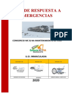 Plan de Respuesta A Emergencias.