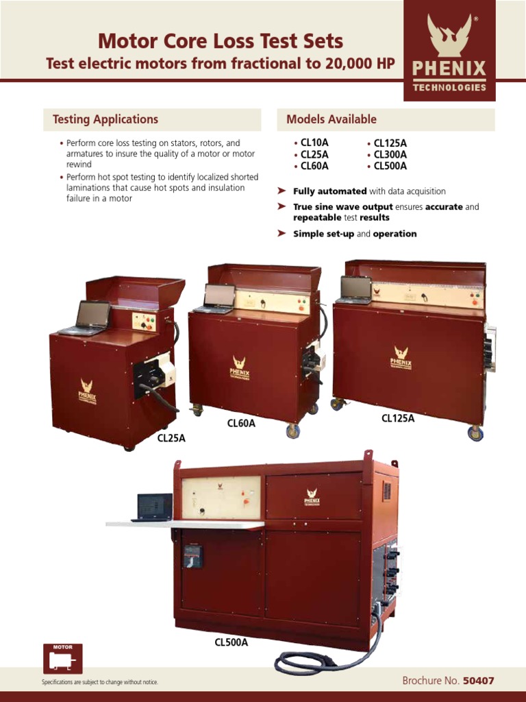 Core Loss Testers | PDF | Transformer | Electric Motor