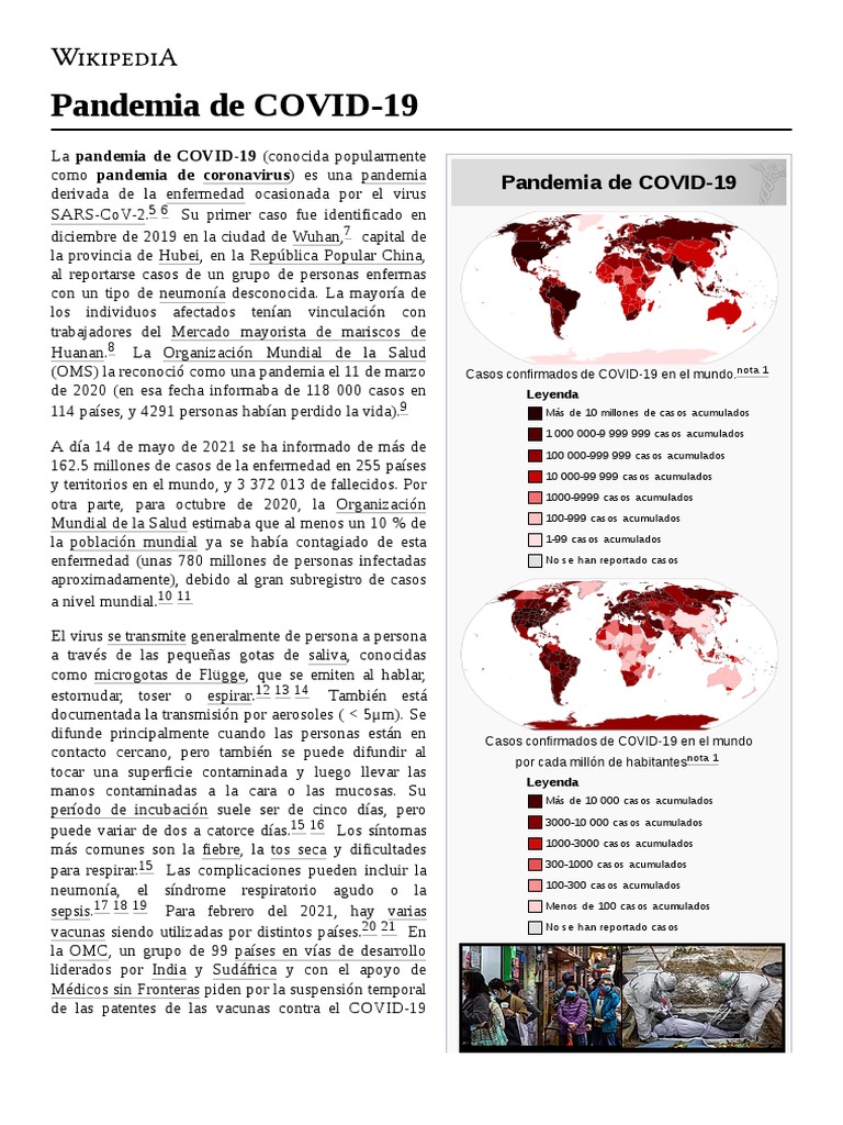 Impacto Global de la Pandemia COVID-19 | PDF | Microbiología | Medicina