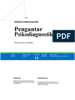 Pengantar Psikodiagnostik: Modul Perkuliahan