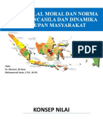 Konsep, Nilai, Moral Dan Norma Dalam Pancasila Dan Dalam Dinamika Kehidupan