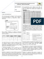 Guía de Matemáticas 5 Grado Noveno Profesor: Miguel López Rubio TEMA 5: Estadística, Tablas de Frecuencias y Gráficas