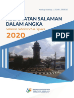 Kecamatan Salaman Dalam Angka 2020