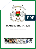 Manuel D'utilisateur CREATION EN LIGNE