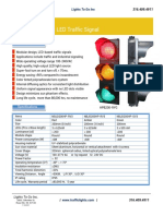 HP200 Series 200mm High Flux LED Traffic Signal: Features