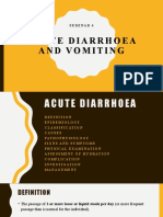 Acute Diarrhoea and Vomiting