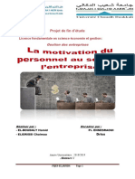 Mémoire Motivation