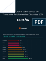 Reporte Global Sobre El Uso Del Transporte Público en Las Ciudades 2016