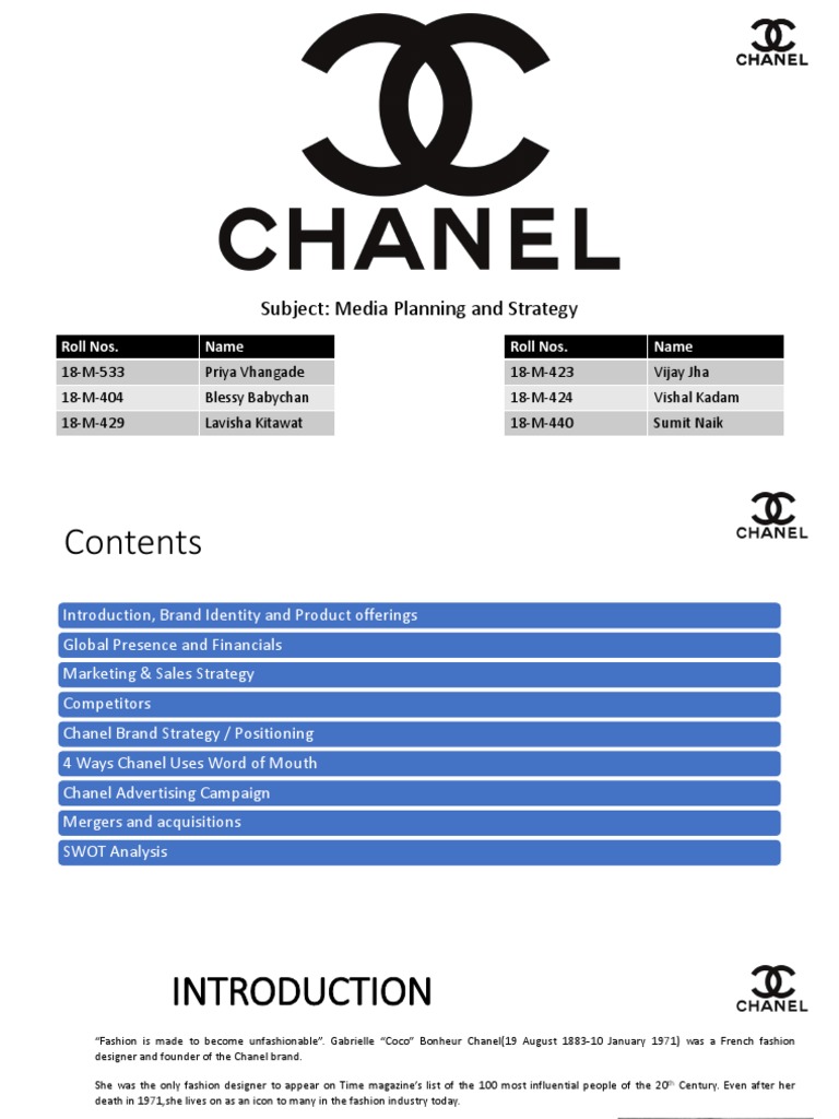 Chanel SWOT Analysis 2023 - Chanel S.A.S. - Business SWOT Analysis
