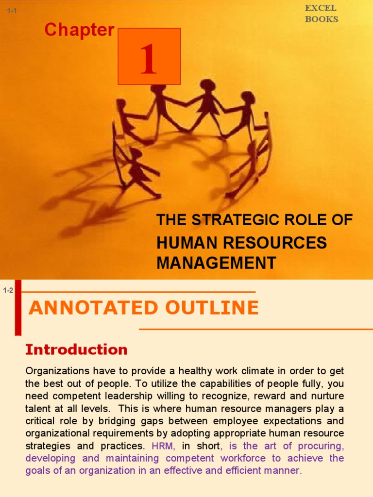 Strategic Role of Human Resource Management | PDF | Human Resource ...