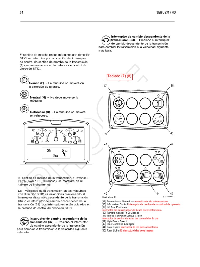 InterruptorControRemoto ManualOperación R1600H | PDF | Transmisión ...
