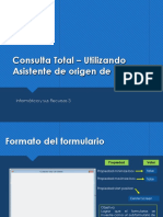 Consulta Total - Utilizando Asistente de Origen de