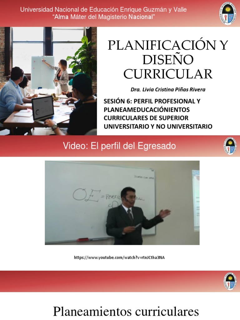 Planeamiento Curricular en Educación Superior | PDF | Plan de estudios ...