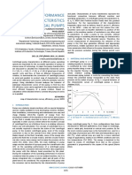 Analysis Performance Characteristics of Centrifugal Pumps