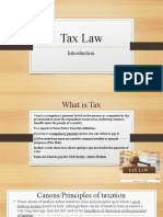 Tax Law of Bangladesh Introduction