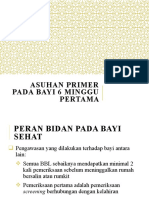 Asuhan Primer Pada Bayi 6 Minggu